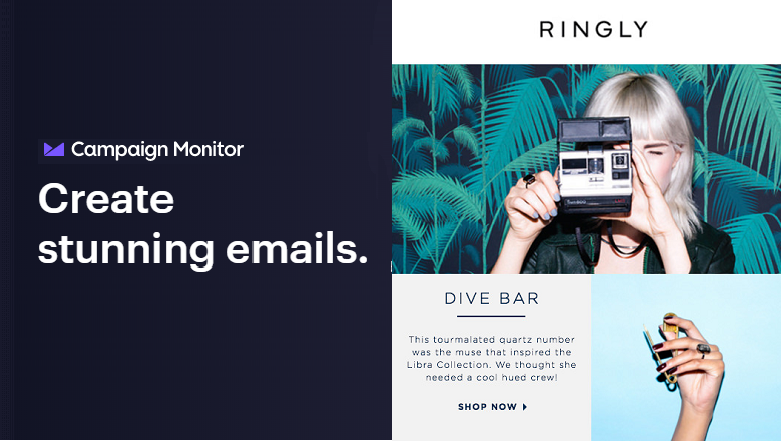 campaignmonitor email marketing tool