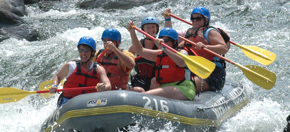 rafting and kayaking