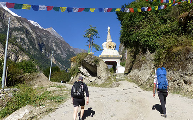 trekking in Himalayas