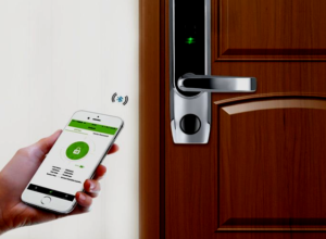 fingerprint biometric bluetooth smart door lock