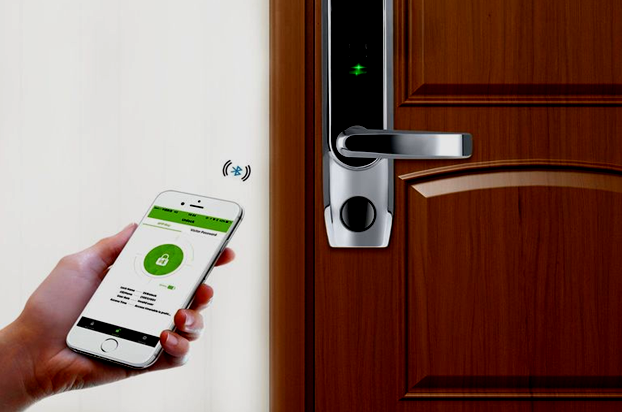 fingerprint biometric bluetooth smart door lock