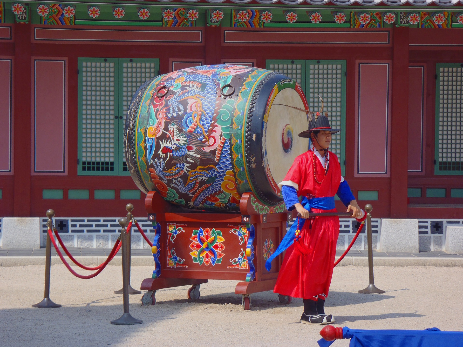 Royal guard changing ceremony