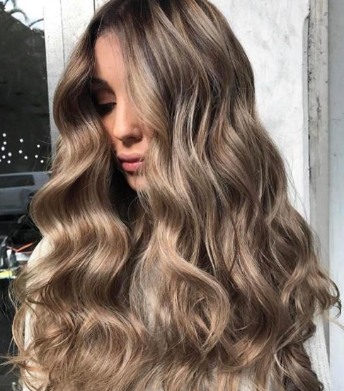 Dark Blonde with Light Blonde Highlights