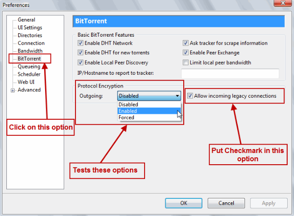 torrent protocol encryption