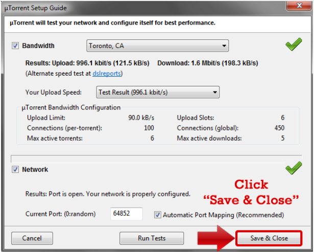 torrent setup