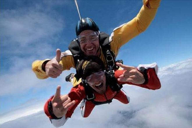 skydiving - Rio de Janeiro, Brazil