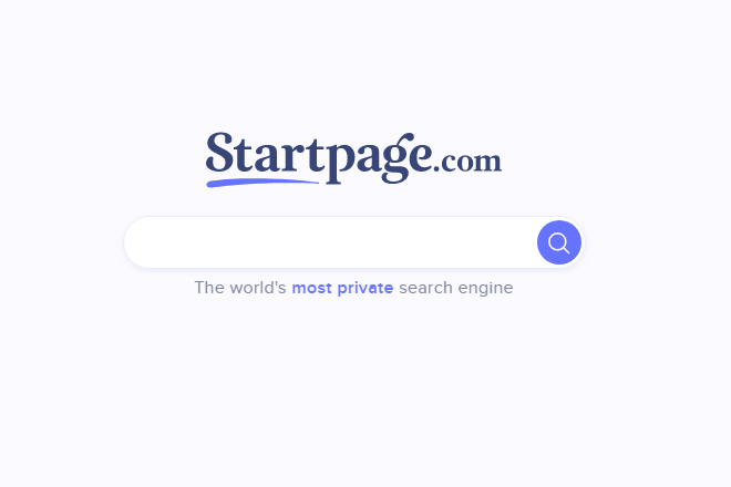 startpage search engine