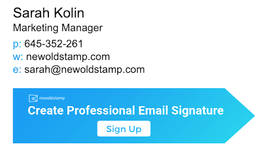 email signature 5