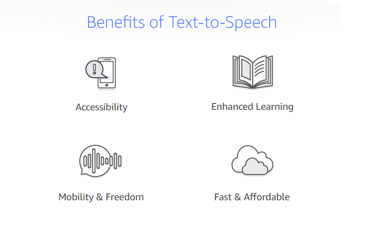 benefits of text-to-speech
