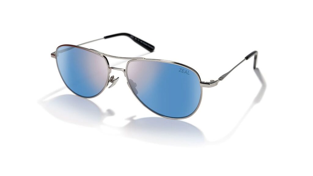 silver oval polarized sunglasses