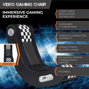X Rocker Video Gaming Floor Chair