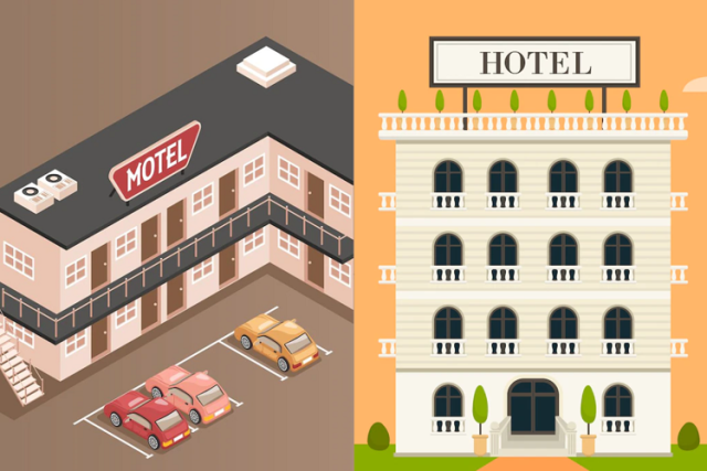 difference between hotel and motel