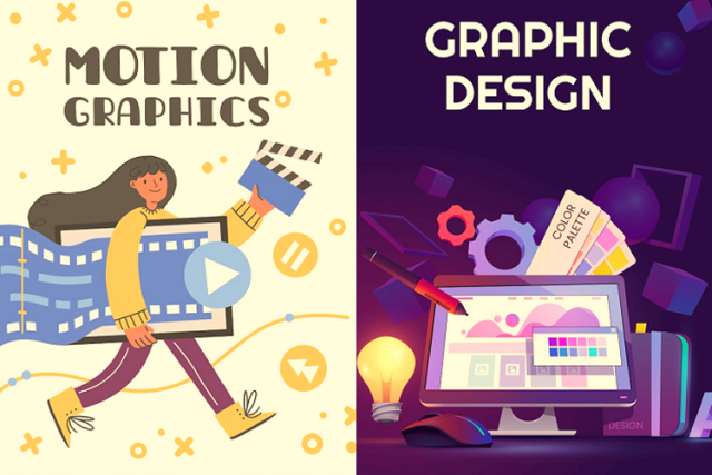 motion graphics vs graphic design