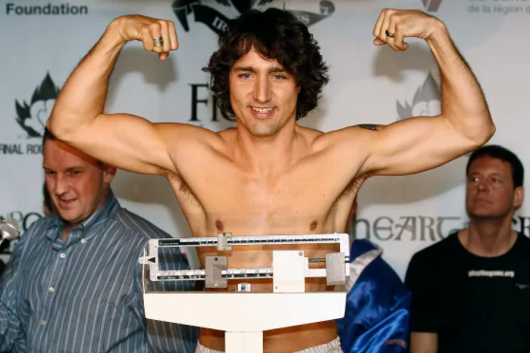 justin trudeau boxing