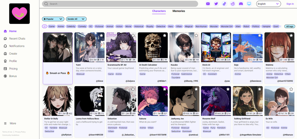 10 Best Crushon AI Alternatives in 2026