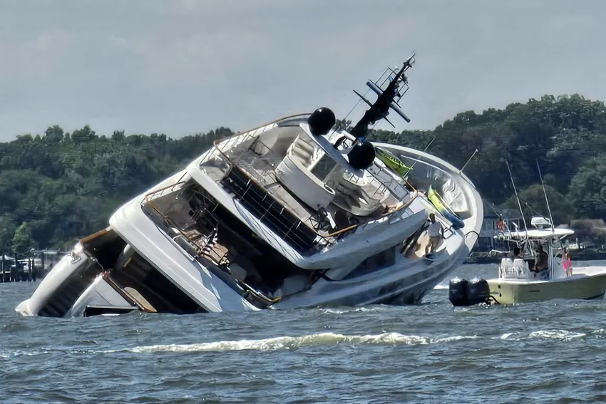 $8 Million Yacht Capsizes Near Annapolis