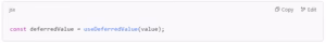 useDeferredValue - React Hooks