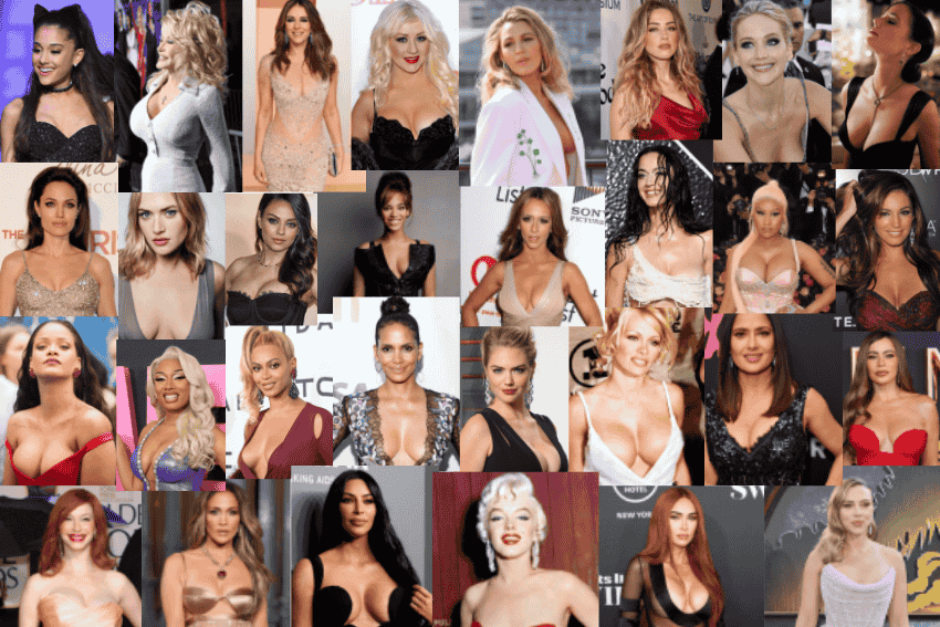 best celebrity boobs