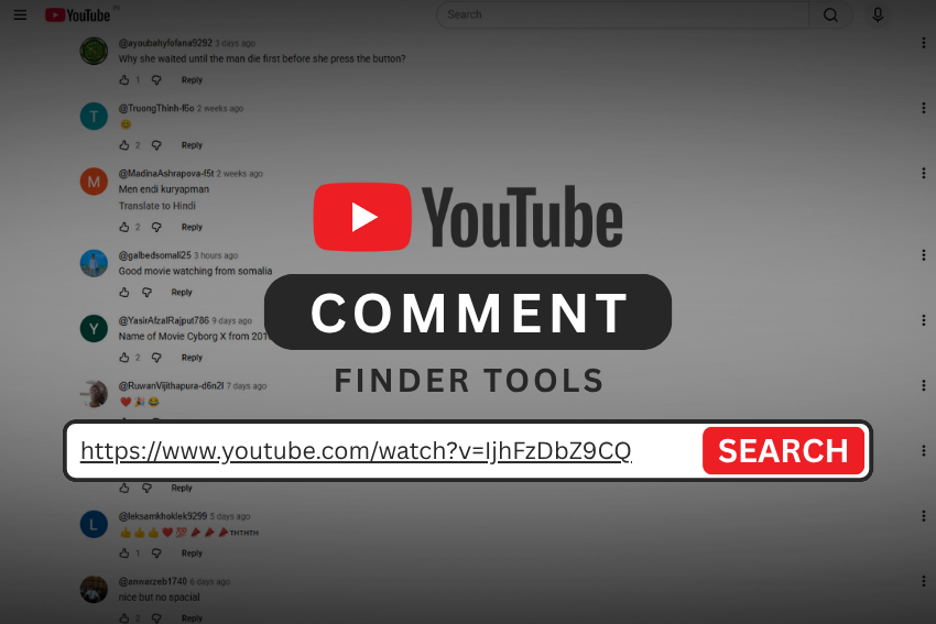 YouTube comment finder tools