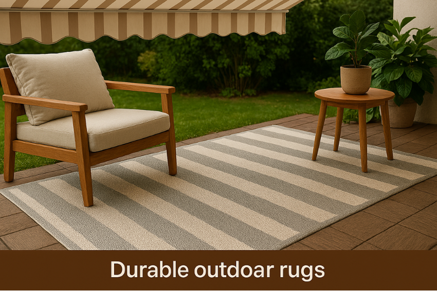 Markiseteppe: Durable Outdoor Rugs for Awned Spaces