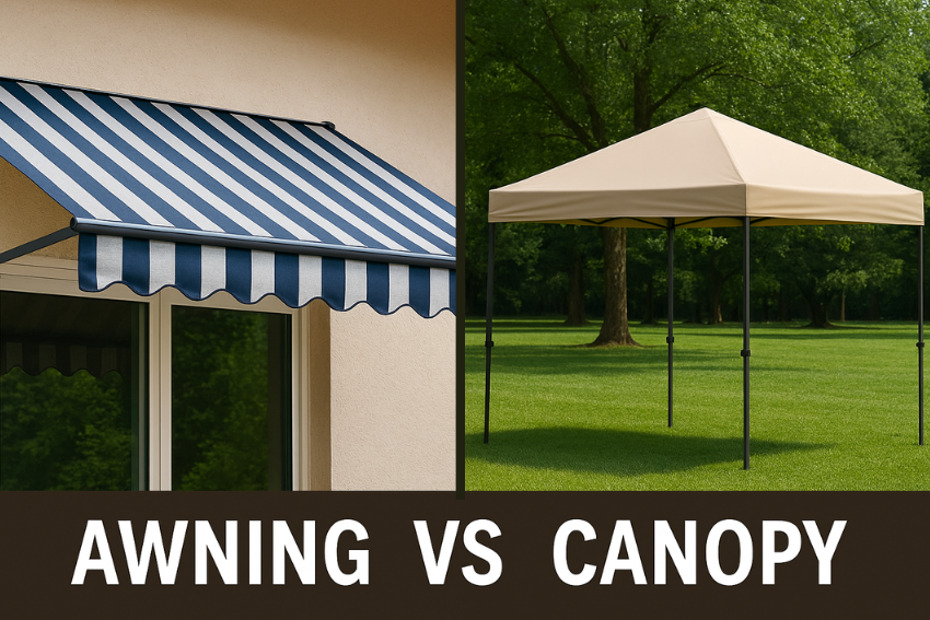 Awning vs Canopy