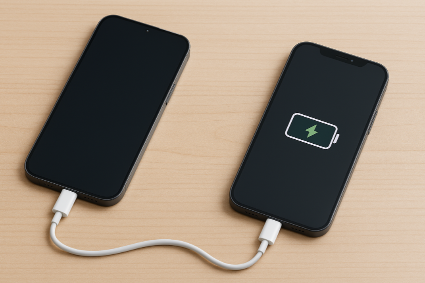 Charge iPhone with Another iPhone