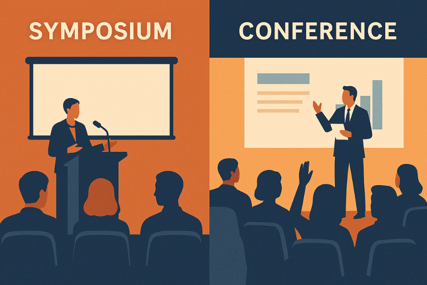 symposium vs. conference