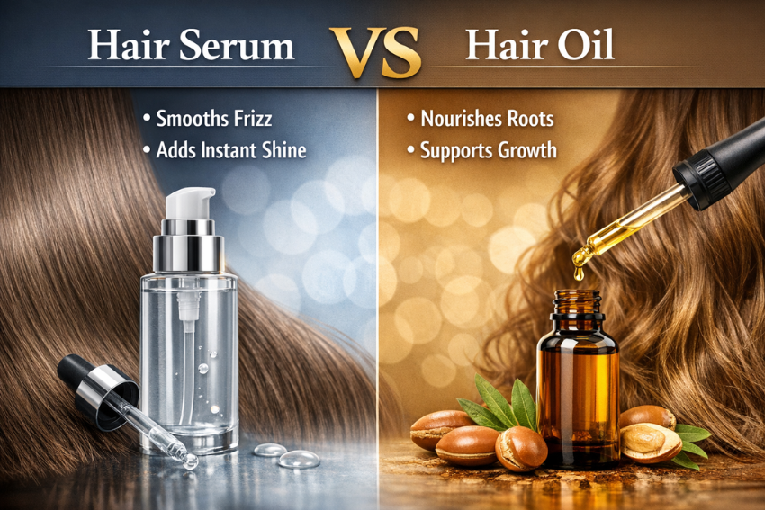 Hair Serum vs Hair Oil