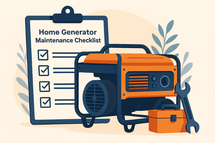 home generator maintenance checklist