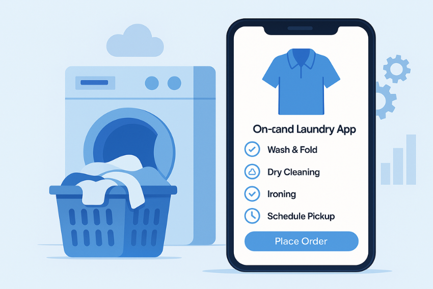on-demand laundry app