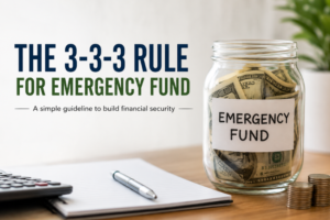 3-3-3 rule for emergency fund