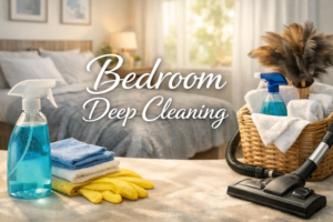 bedroom deep cleaning