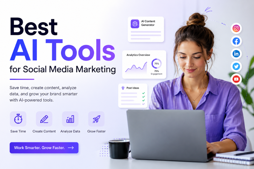 best AI tools for social media marketing
