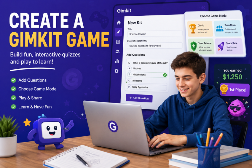 create a Gimkit game