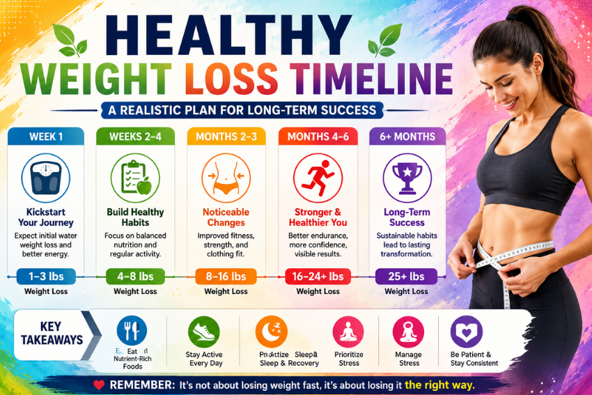 healthy weight loss timeline